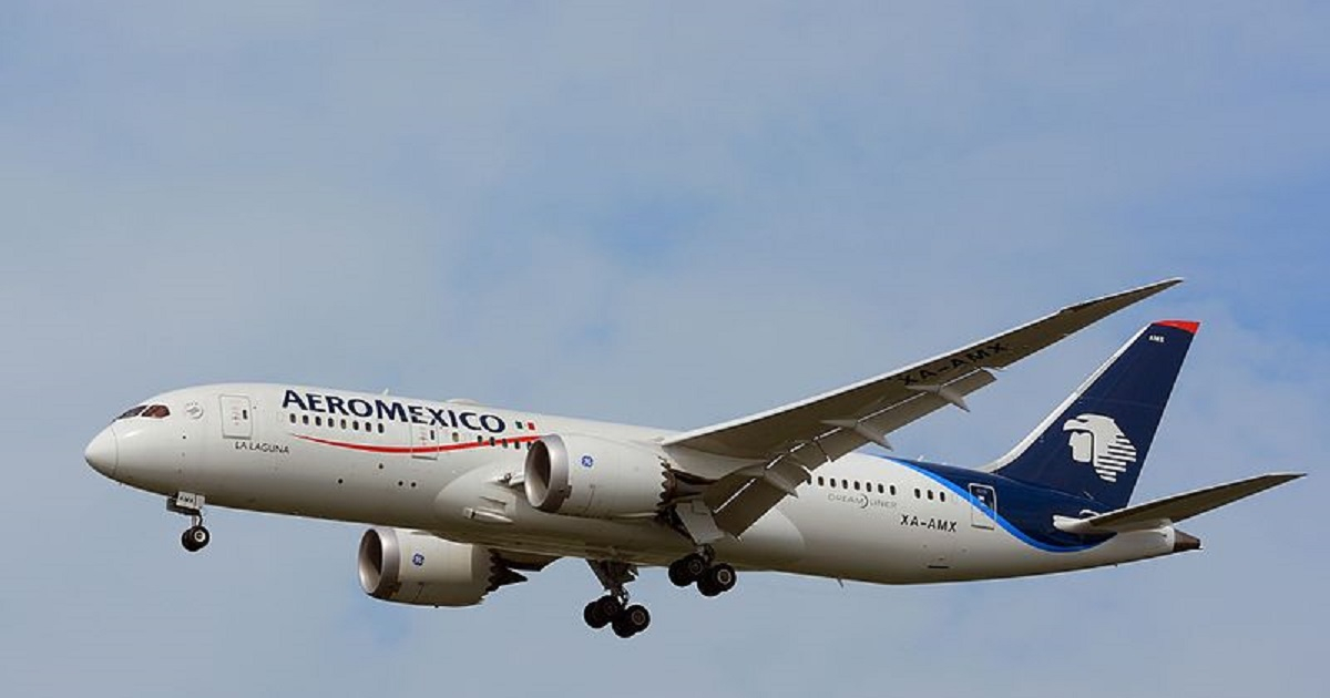 Vuelo de Aeroméxico © Wikimedia Commons