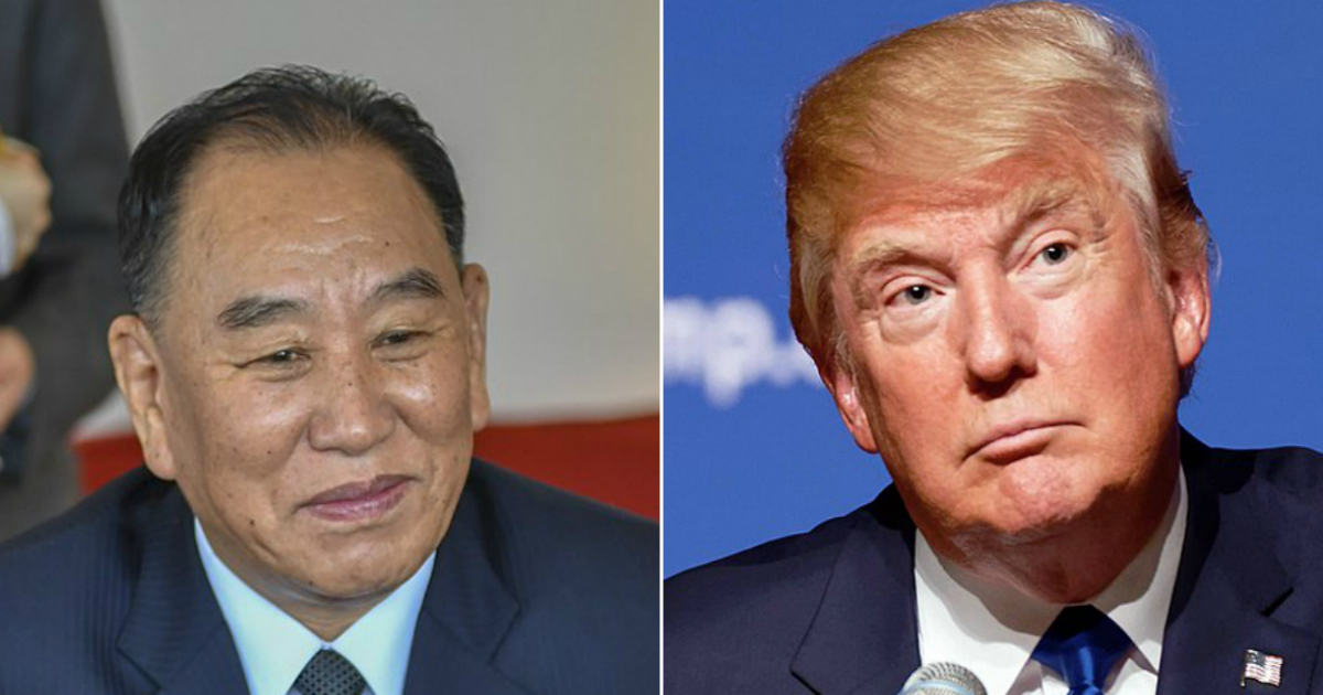 Kim Yong Chol y Donald Trump © Wikimedia United State Department of State / Michael Vadon