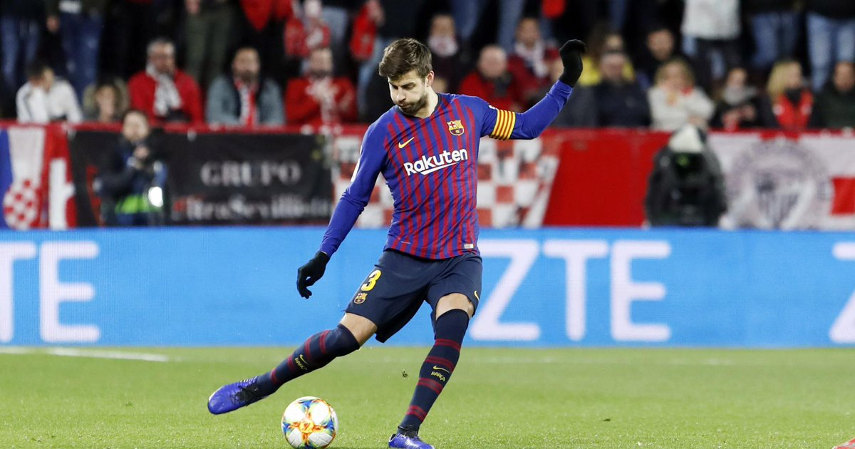 Gerard Piqué no estuvo fino © Fútbol/Barcelona/Twitter