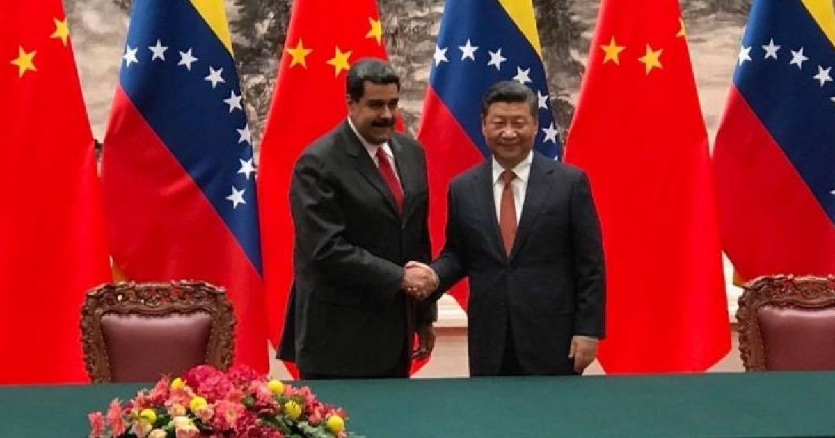 Nicolás Maduro y el presidente chino, Xi Jinping. © Twitter/ Consul Vzla HongKong ‏