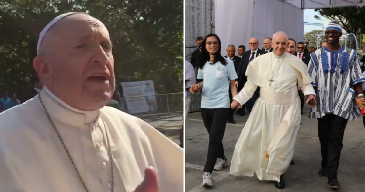 Papa Francisco en Panamá. © Twitter / JMJ Panamá 2019