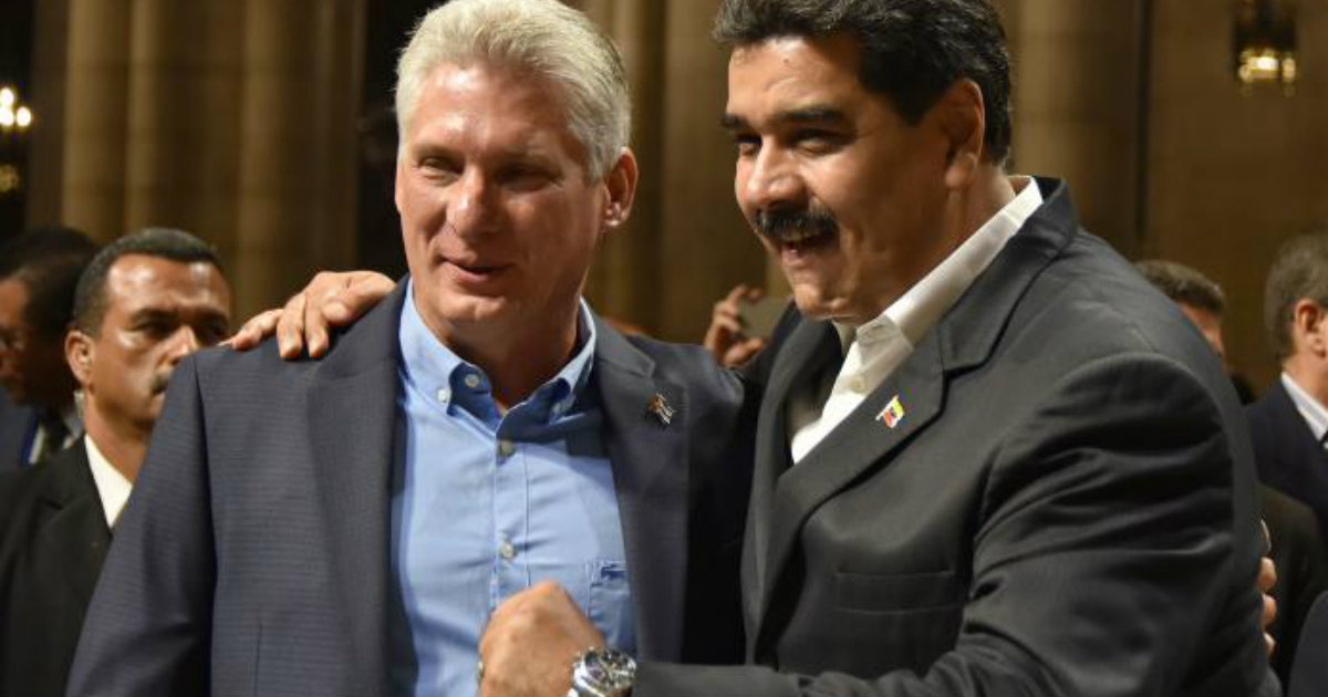 Miguel Díaz-Canel y Nicolás Maduro © Granma.