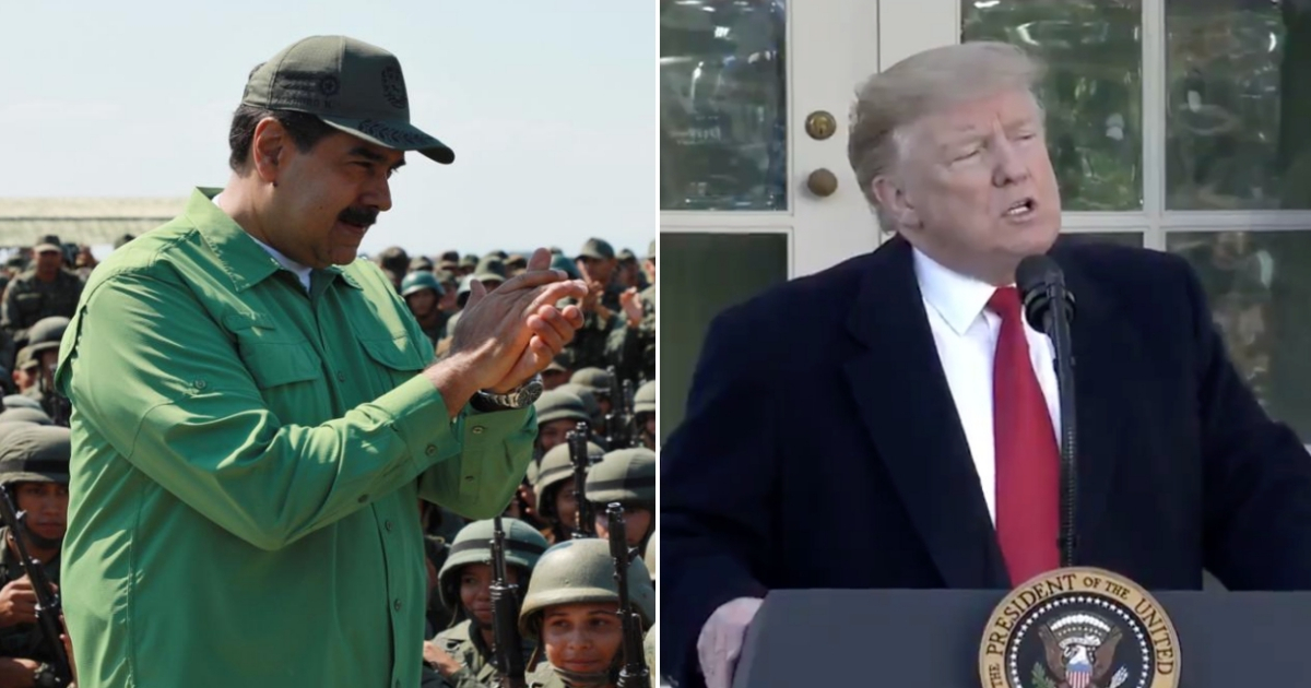 Nicolás Maduro y Donald Trump. © Twitter / Nicolás Maduro / The White House