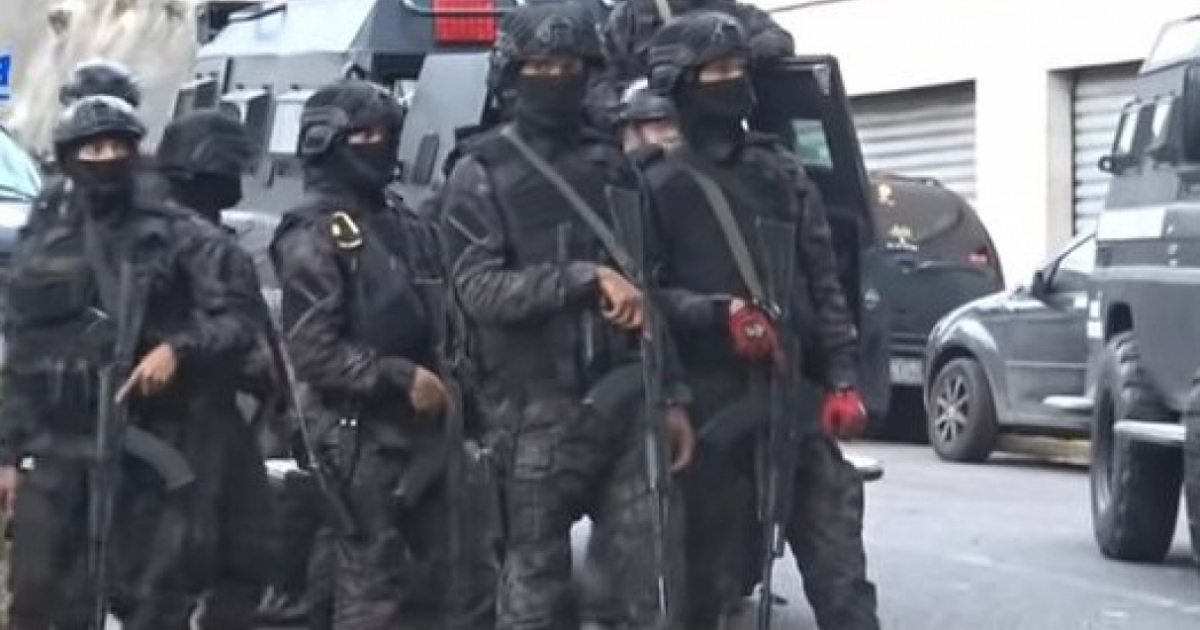 Policías venezolanos © Captura de video en Youtube