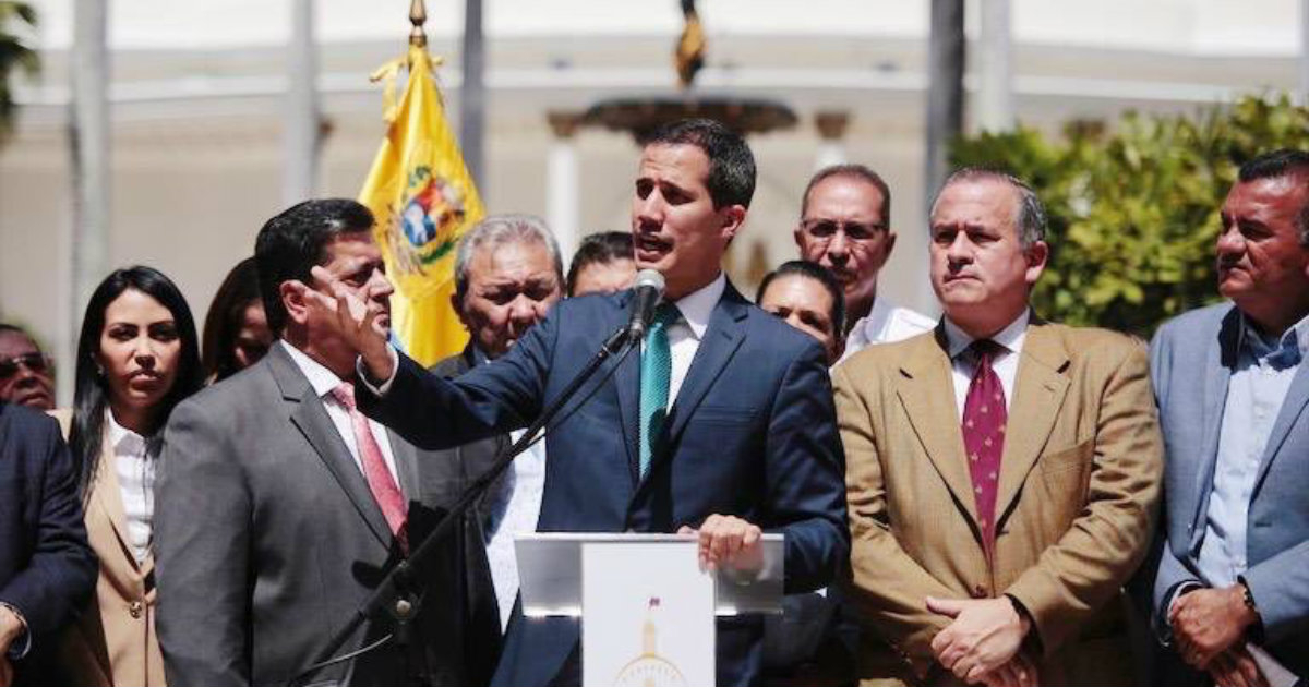 Juan Guaidó junto a otros diputados de la Asamblea Nacional de Venezuela © Twitter/Asamblea Nacional