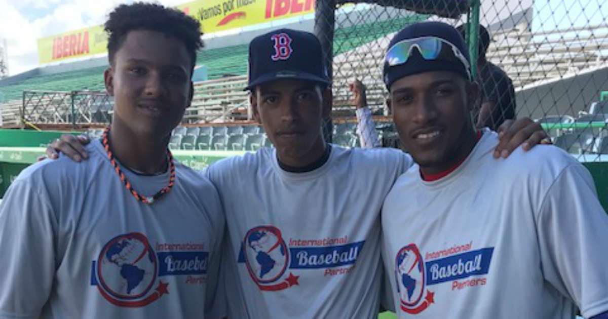 Karell Paz, Lekiam Gómez, Miguel Pita © IBP Baseball/Twiter