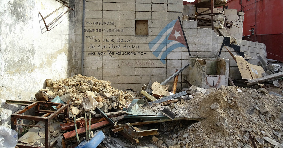 Escombros dejados por edificaciones derrumbadas © CiberCuba