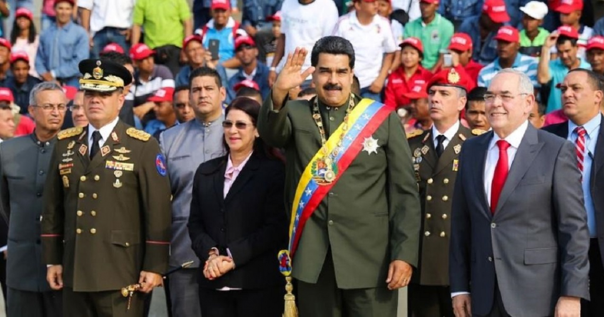 Maduro y su gobierno © Twitter / TV en la calle