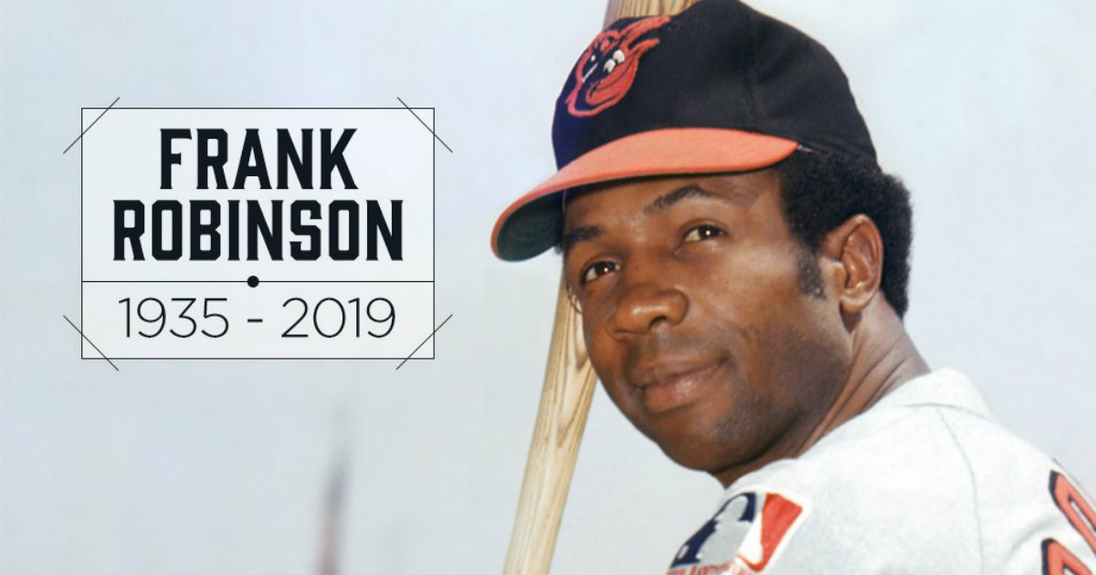 Frank Robinson. © MLB / Twitter