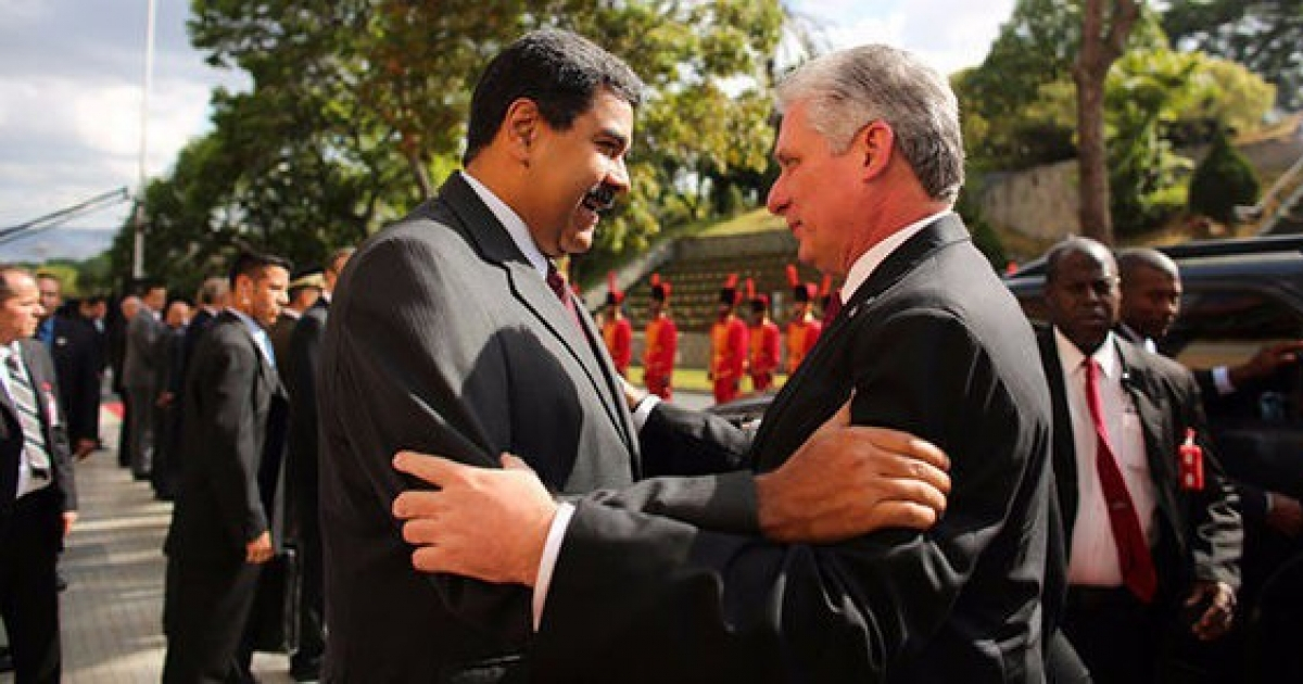 Nicolás Maduro y Miguel Díaz-Canel © Twitter/ Prensa Presidencial