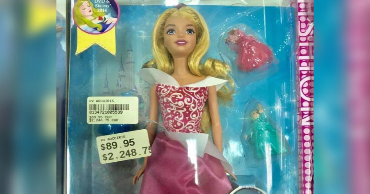 Barbie en juguetería Arcoíris, Boulevard de Obispo © Facebook / Andy Ruiz Muñoz