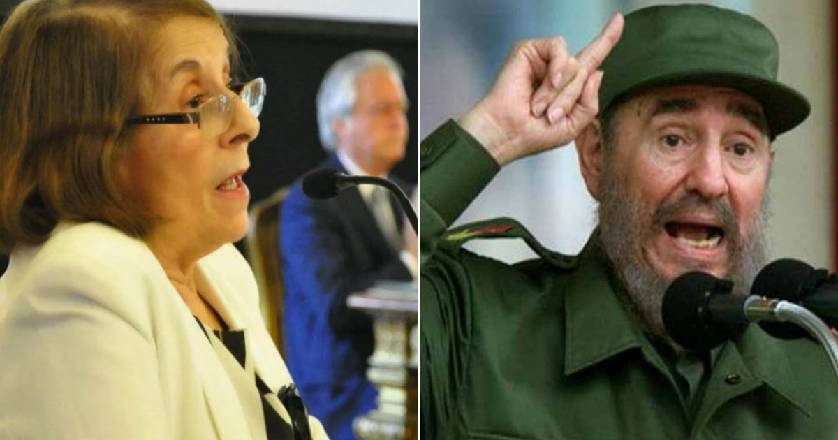 Hilda Molina y Fidel Castro © CiberCuba / Prensa Latina 