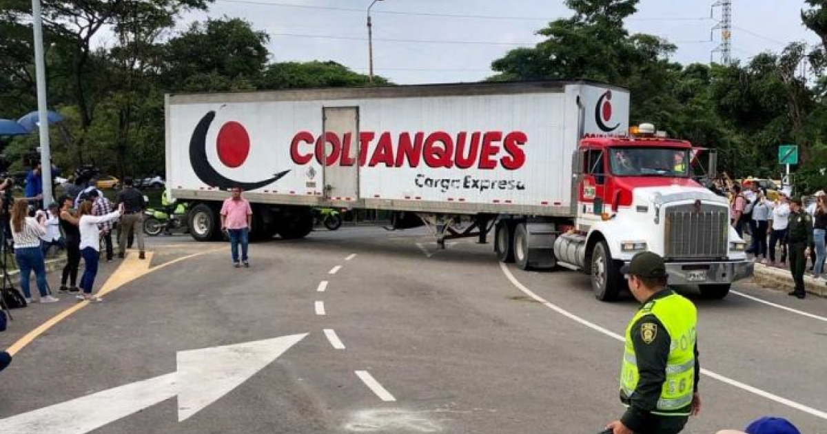 Llegada de la ayuda a Cúcuta © Twitter / Lorena Arráiz