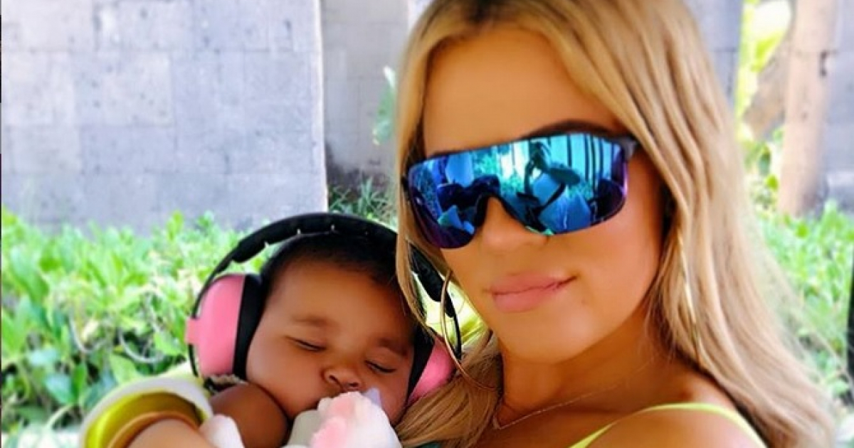 Khloé y True © Instagram / Khloé Kardashian