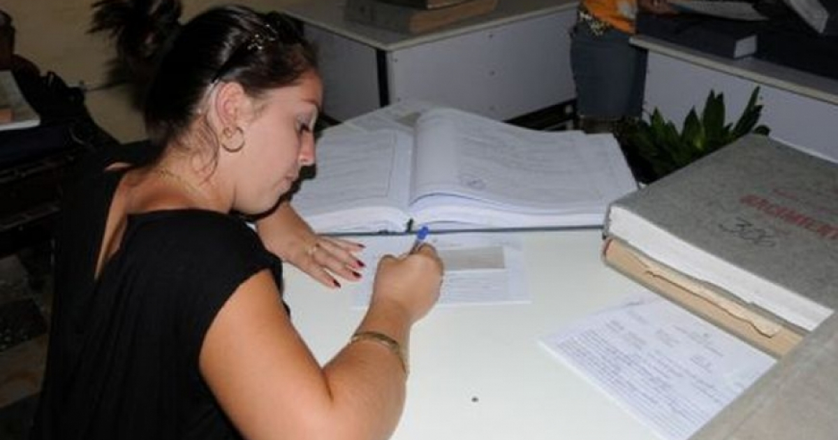 Registro civil en Cuba © Escambray/ Vicente Brito