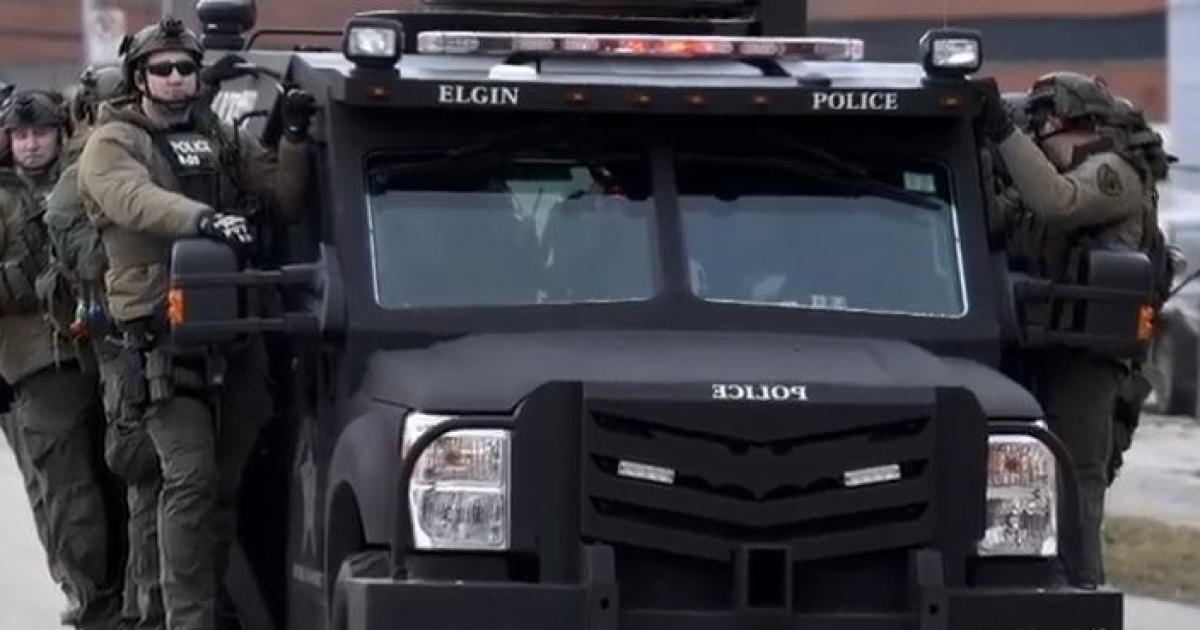 Policía de Illinois © Captura de video en Youtube