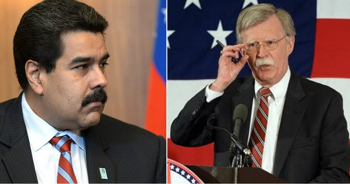 Nicolás Maduro y John Bolton © President of Russia y Wikipedia