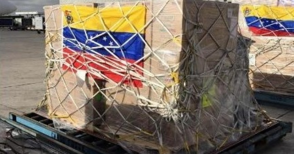 Ayuda humanitaria enviada a Venezuela © Juan Guaidó/ Twitter
