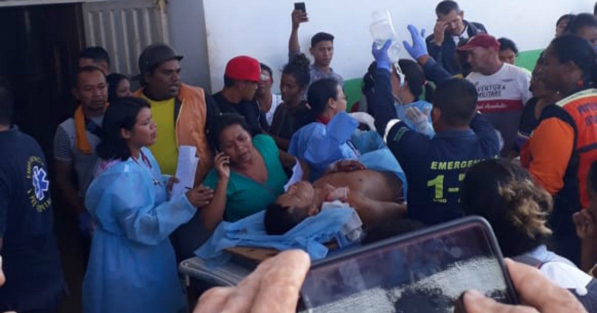 Indígena muerto en Venezuela. © Jesús M. Hernández / Twitter