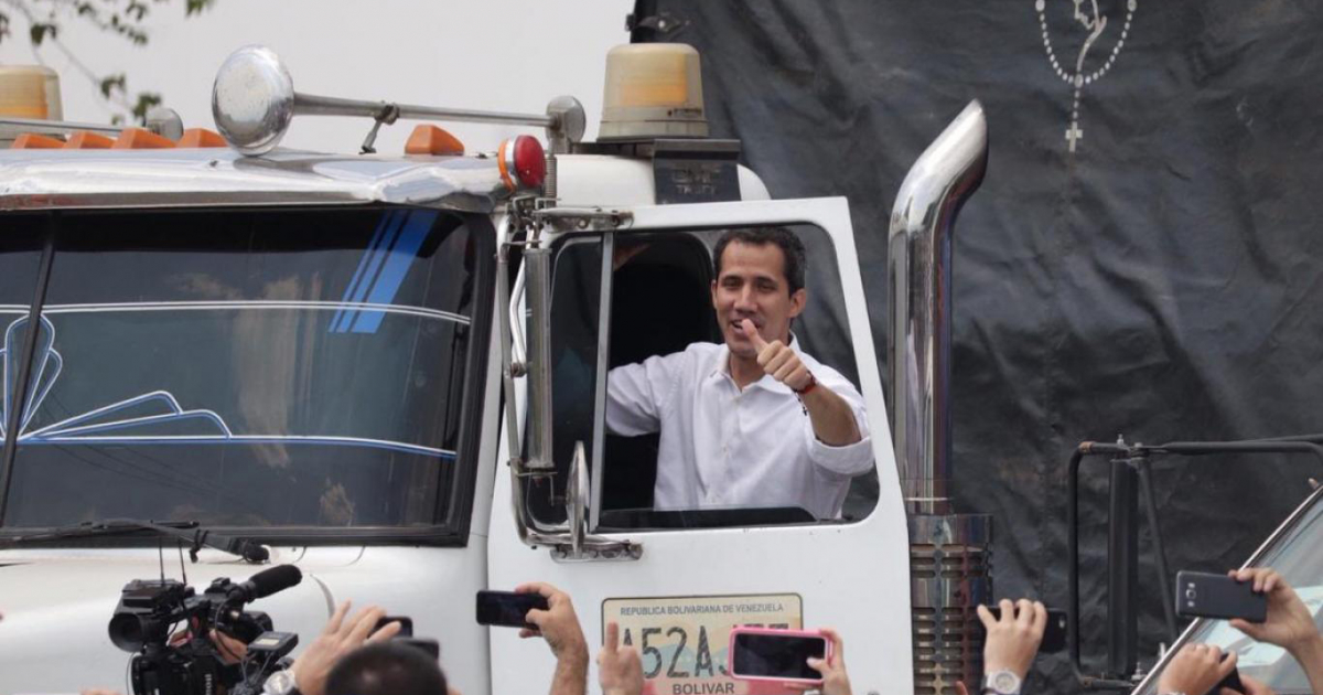 Juan Guiadó entra a Venezuela © Twitter / @IvanEReyes