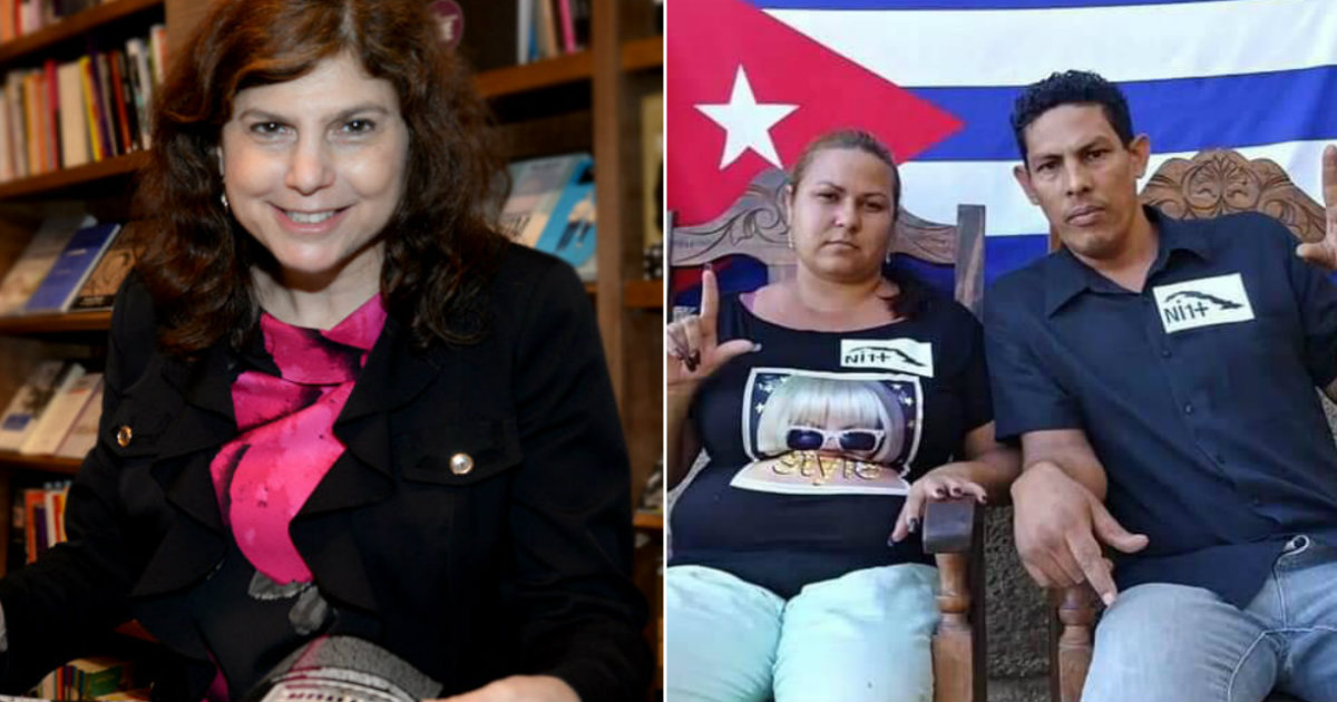 Mara TekacH y huelguistas © Embajada de EE,UU en Uruguay / Facebook Liettys Rachel Reyes