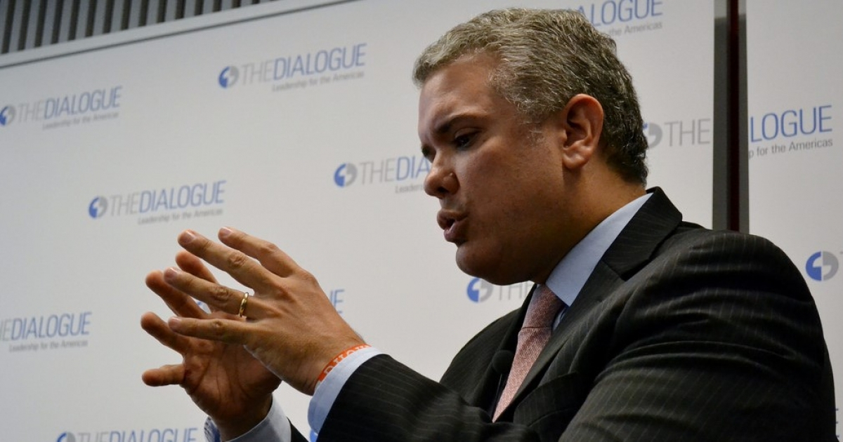 Presidente de Colombia, Iván Duque © Flickr/ Inter-American Dialogue