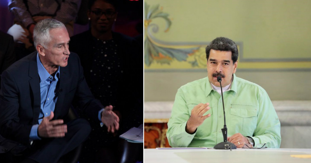 Jorge Ramos y Nicolás Maduro © Gage Skidmore/Flickr