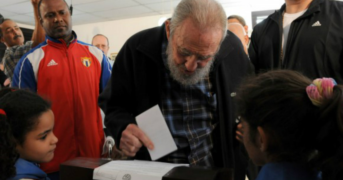 Fidel Castro, votado en 2006. © Cubadebate.
