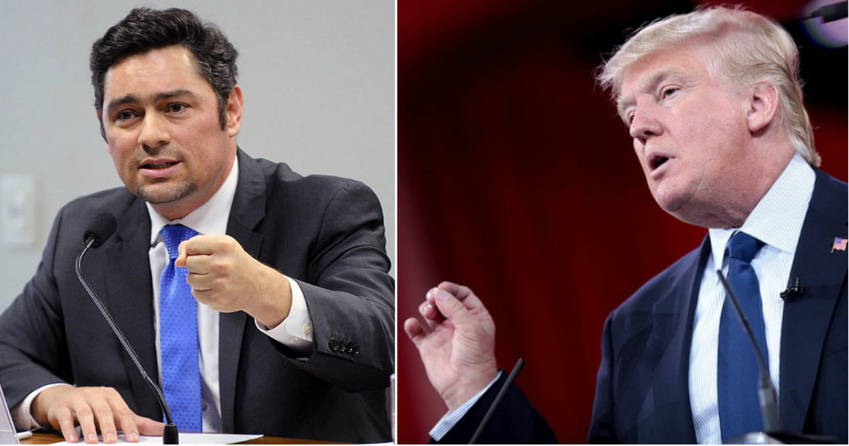 Carlos Vecchio y Donald Trump © Gage Skidmore/Flickr