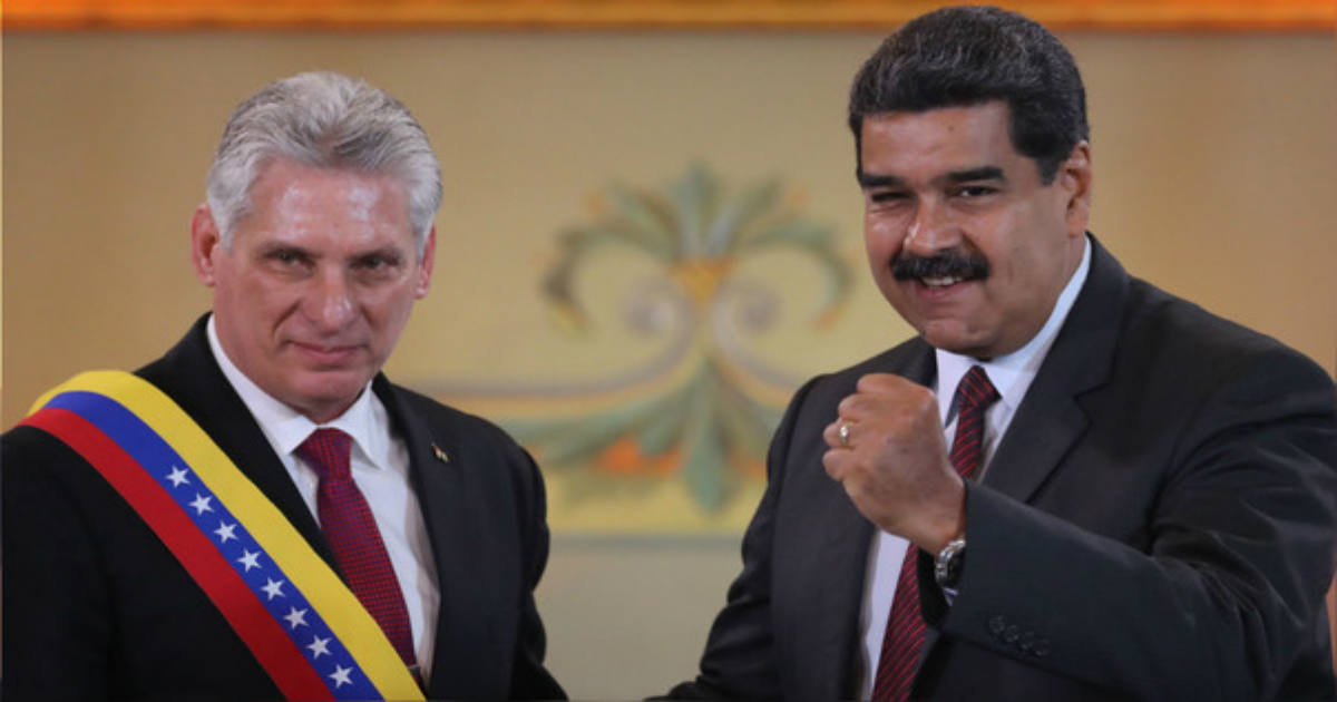 Miguel Díaz-Canel y Nicolás Maduro (imagen de referencia) © Prensa Latina 