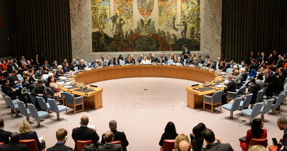 Consejo de Seguridad de la ONU en una sesión en 2015 © Wikimedia Commons 