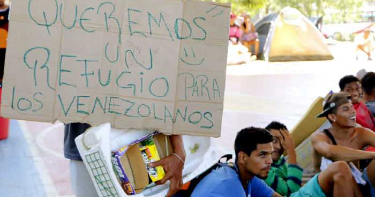 Inmigrantes venezolanos © Twitter / @efectococuyo