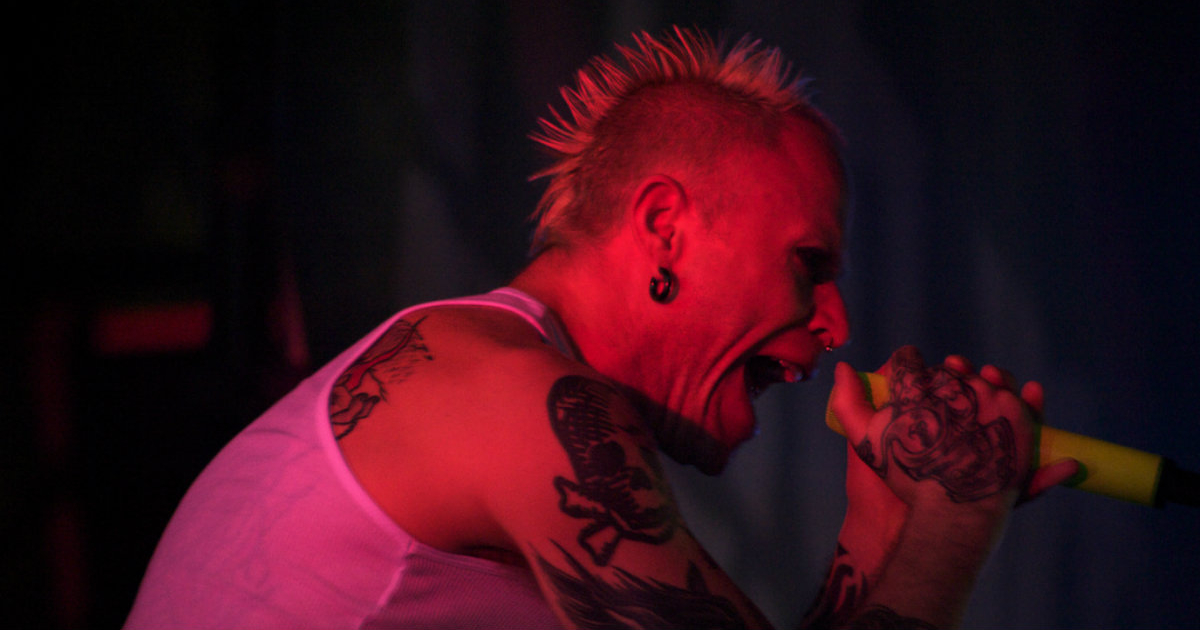 Keith Flint, el cantante de la banda The Prodigy © Flickr / John Goodridge