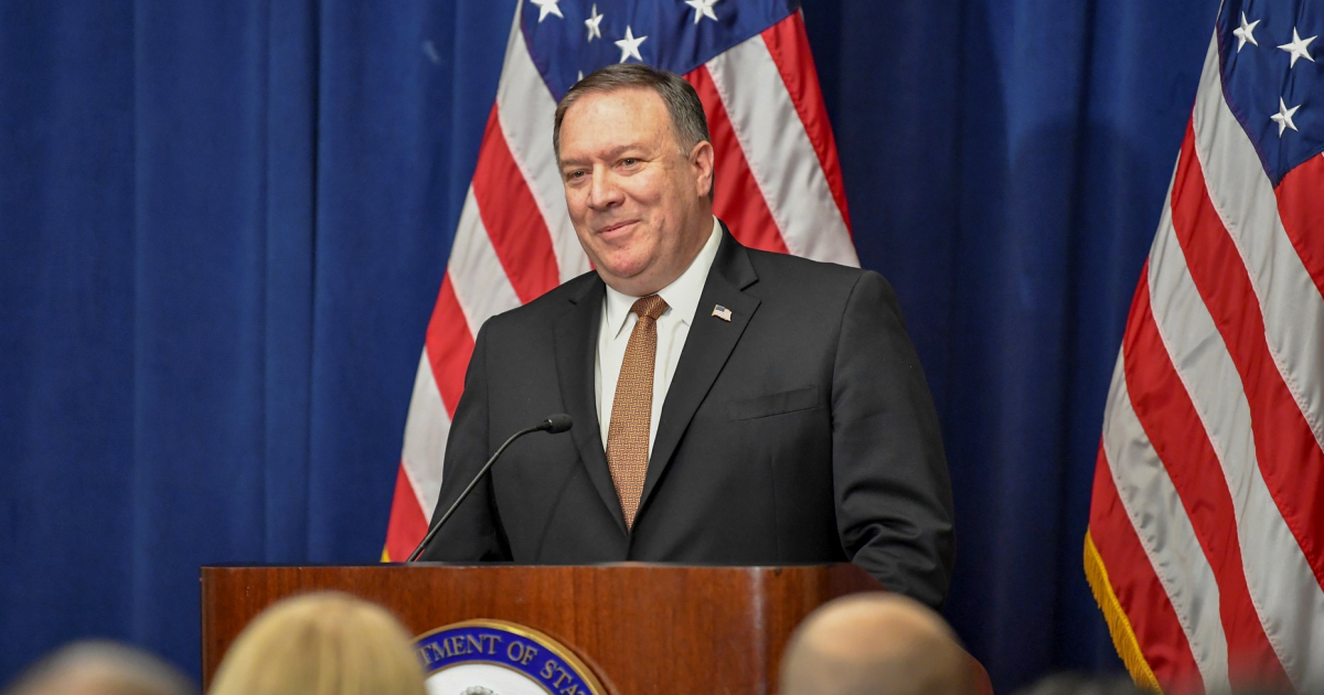 El secretario de Estado, Mike Pompeo © State Department