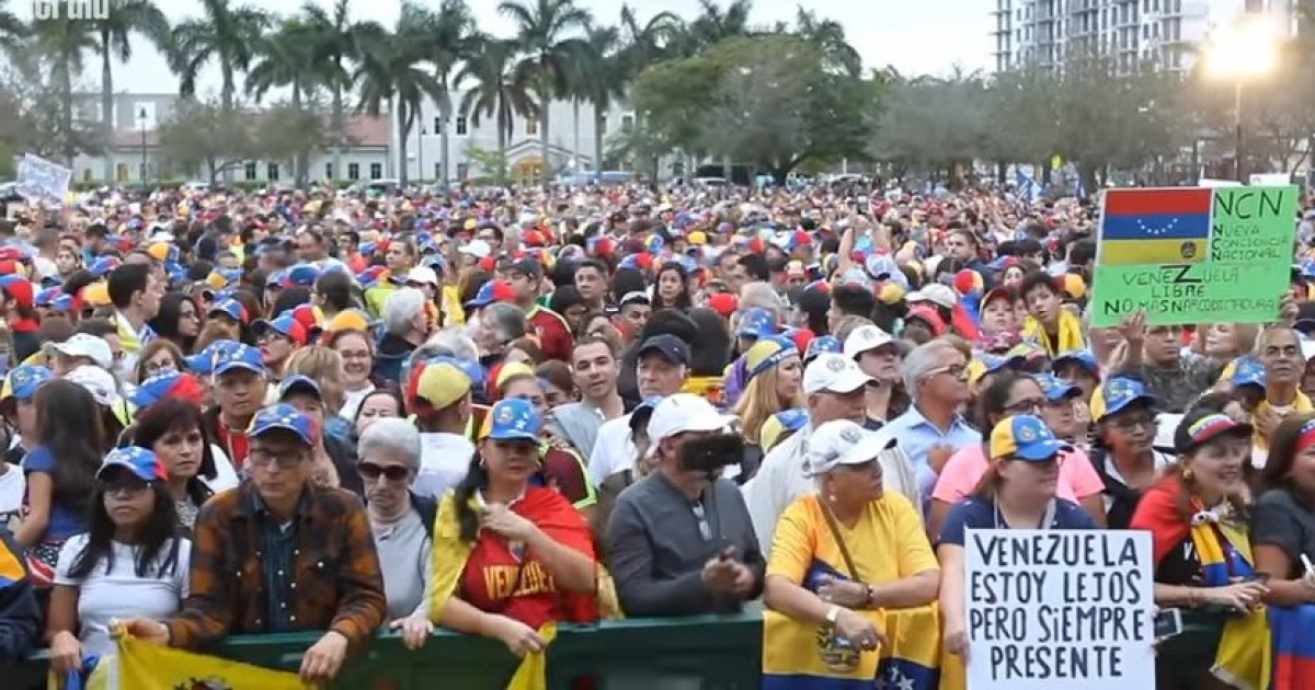 Venezolanos en Miami © Captura de video en Youtube