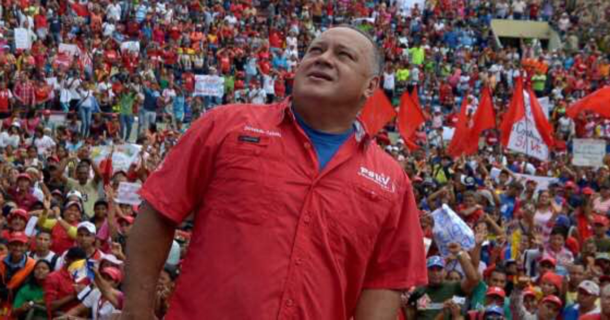 Diosdado Cabello en una foto de archivo. © Twitter / Diosdado Cabello