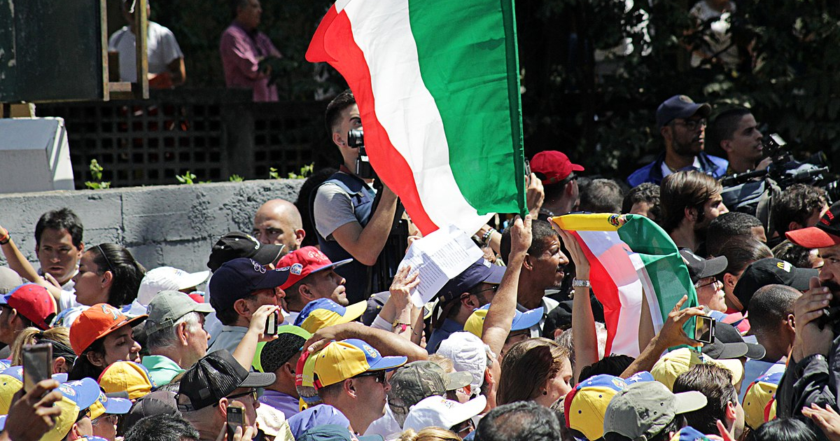 Marcha en Venezuela © Wikimedia Commons
