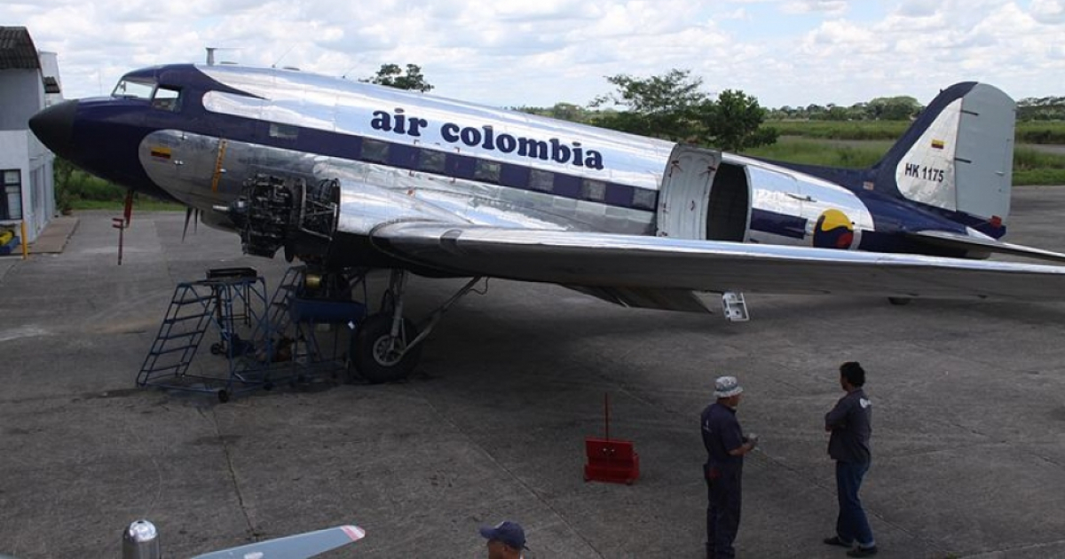 Avión Douglas DC-3 similar al que se estrelló © Wikimedia Commons
