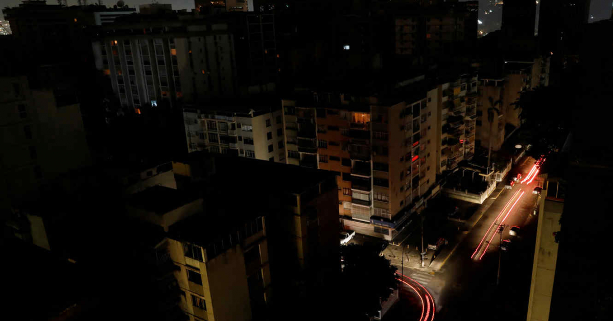 Venezuela sin electricidad © Captura de video YouTube