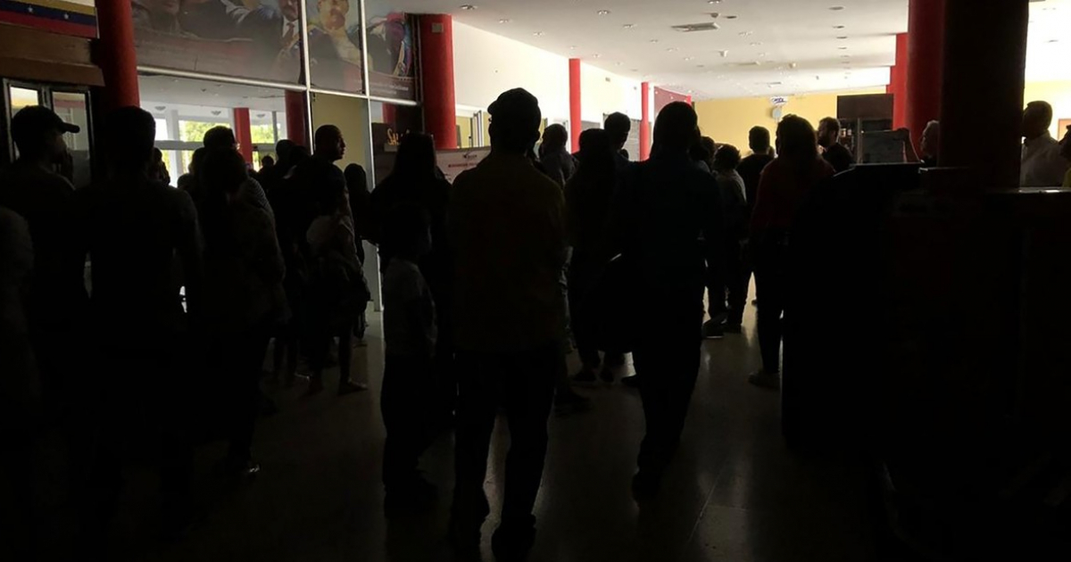 Venezuela sin electricidad © Captura de video Twitter
