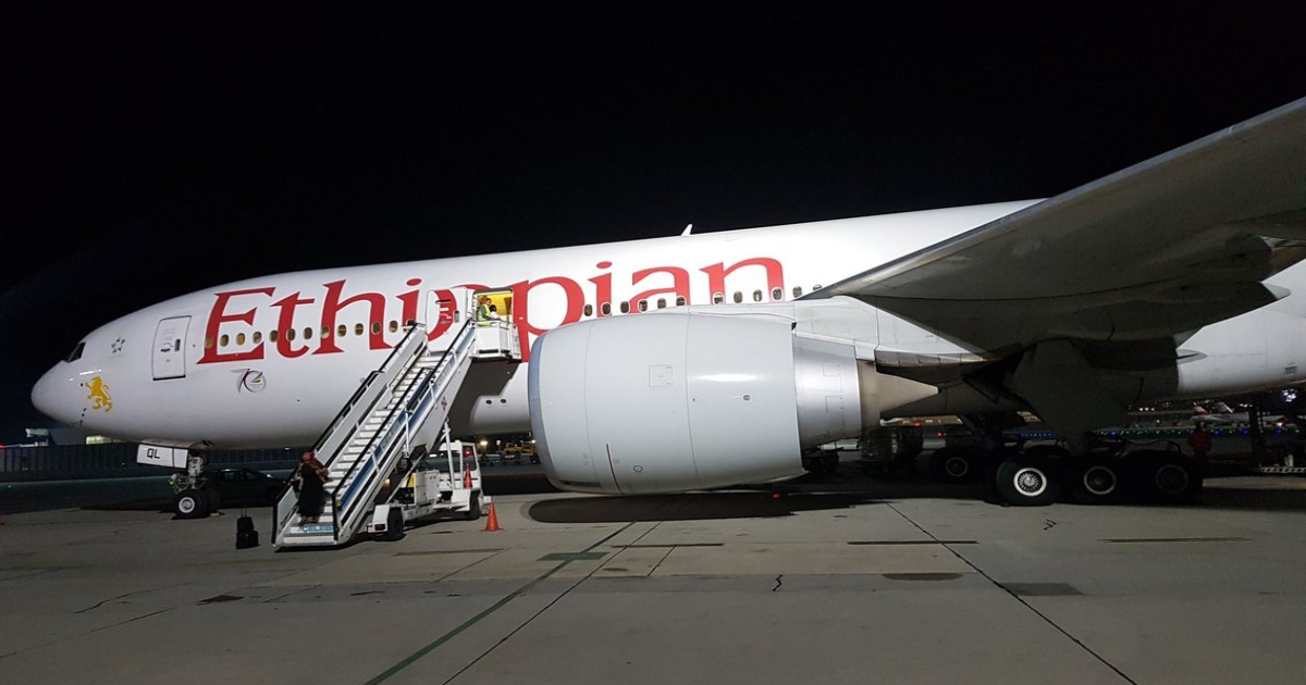 Un avión de Ethiopian Airlines. © Twitter / Ethiopian Airlines