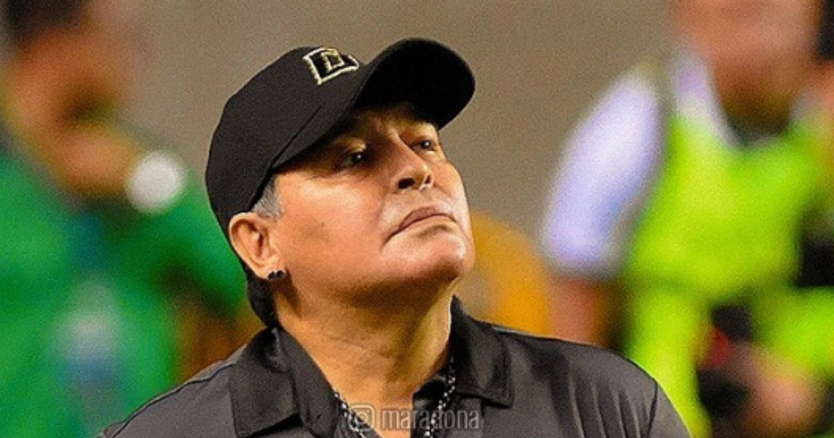 Maradona en una imagen publicada en su cuenta en Instagram © Instagram/ Maradona