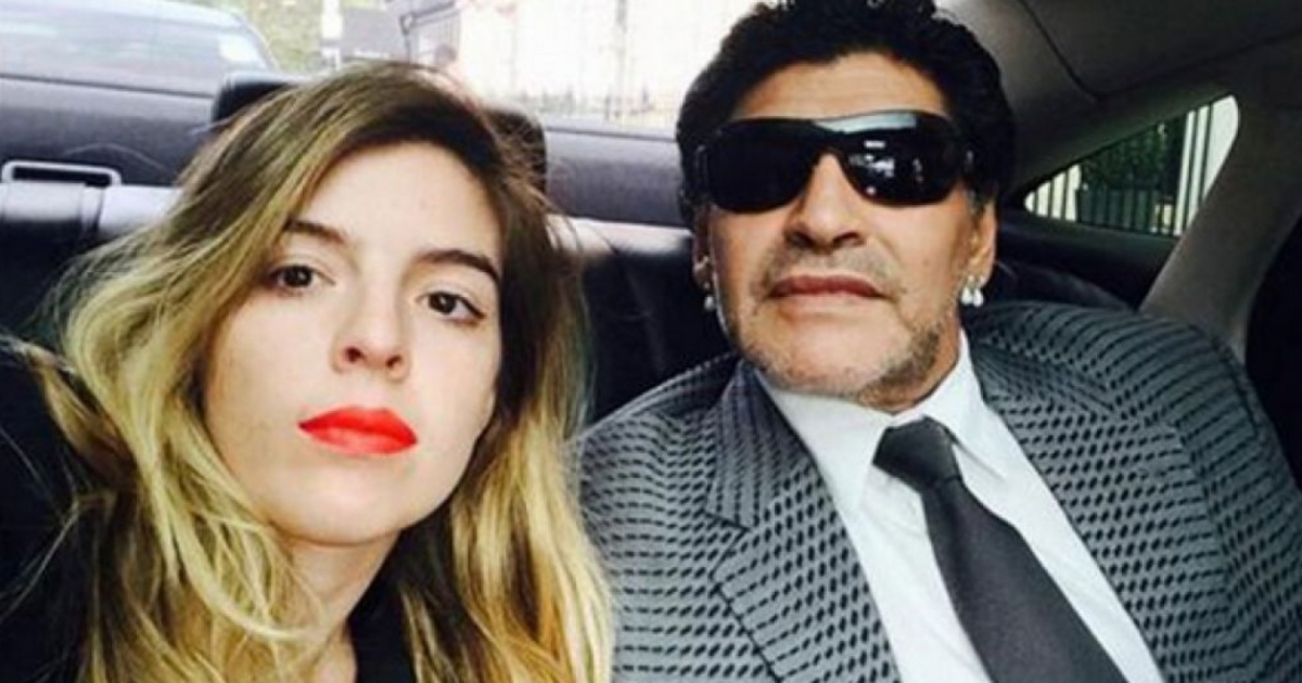 Dalma Maradona y su padre © Instagram