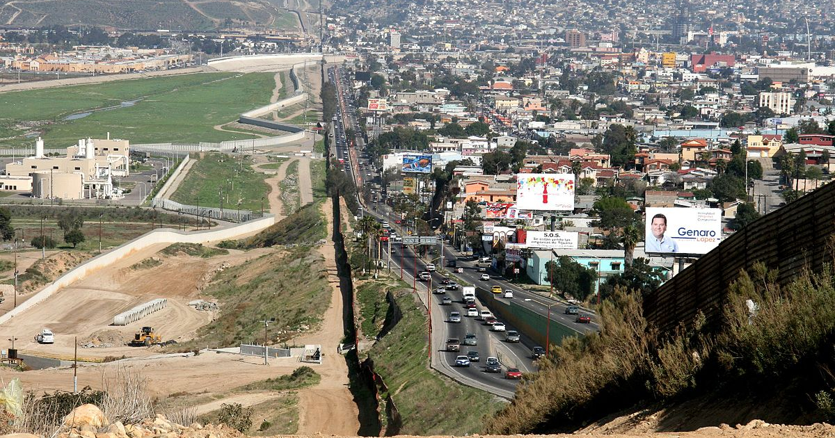 Frontera entre EE.UU y México © Wikipedia
