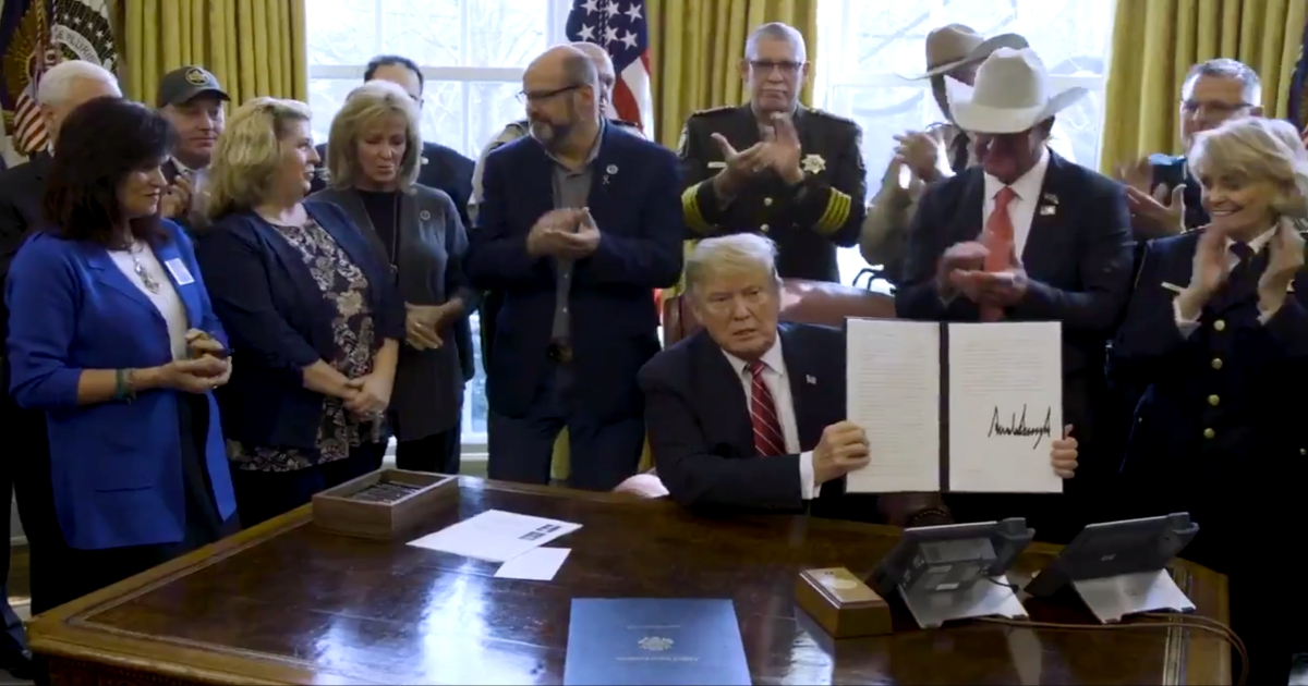 Donald Trump, en el Despacho Oval. © Twitter / Donald Trump