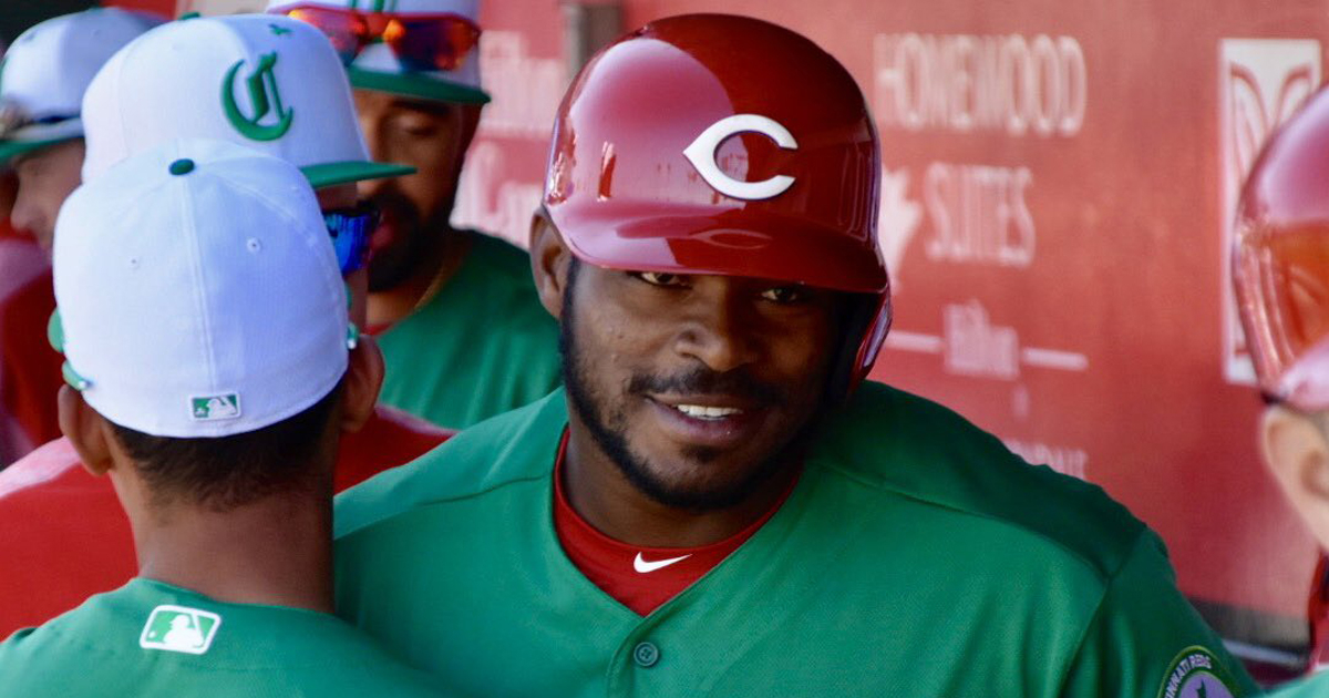 Puig está embalado. © Cincinnati Reds/Twitter.