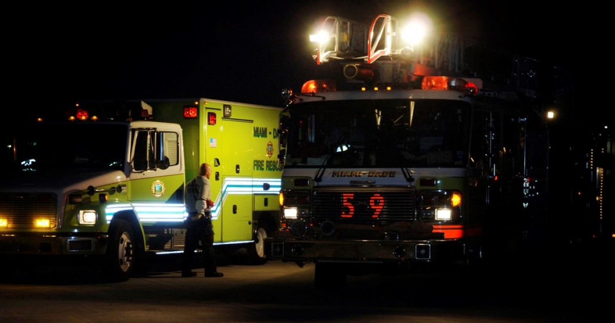 Ambulancia y bomberos de Miami-Dade © MacDill AFB