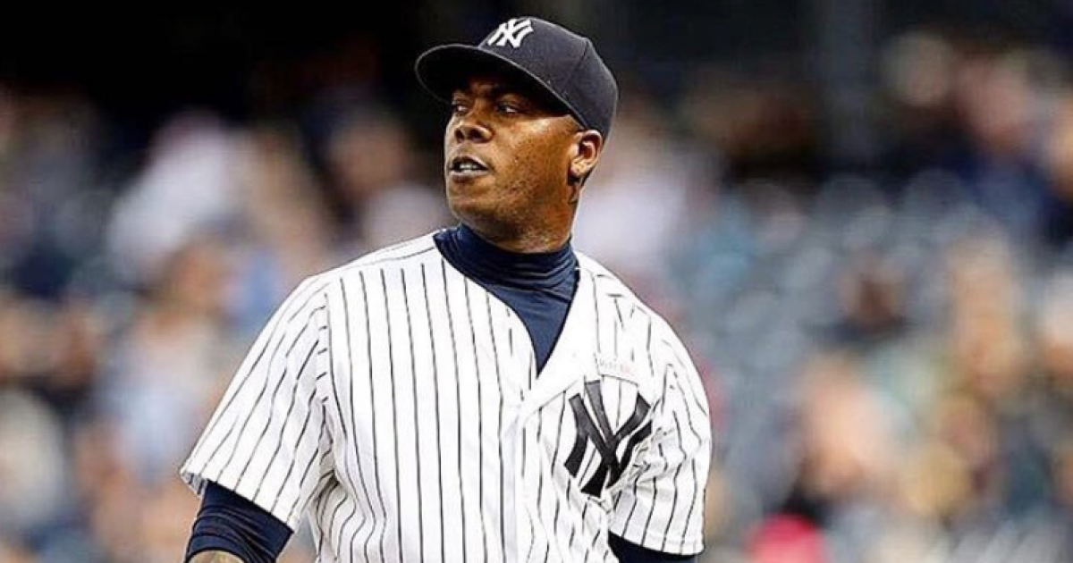 Aroldis Chapman © Twitter / @AChapman_105