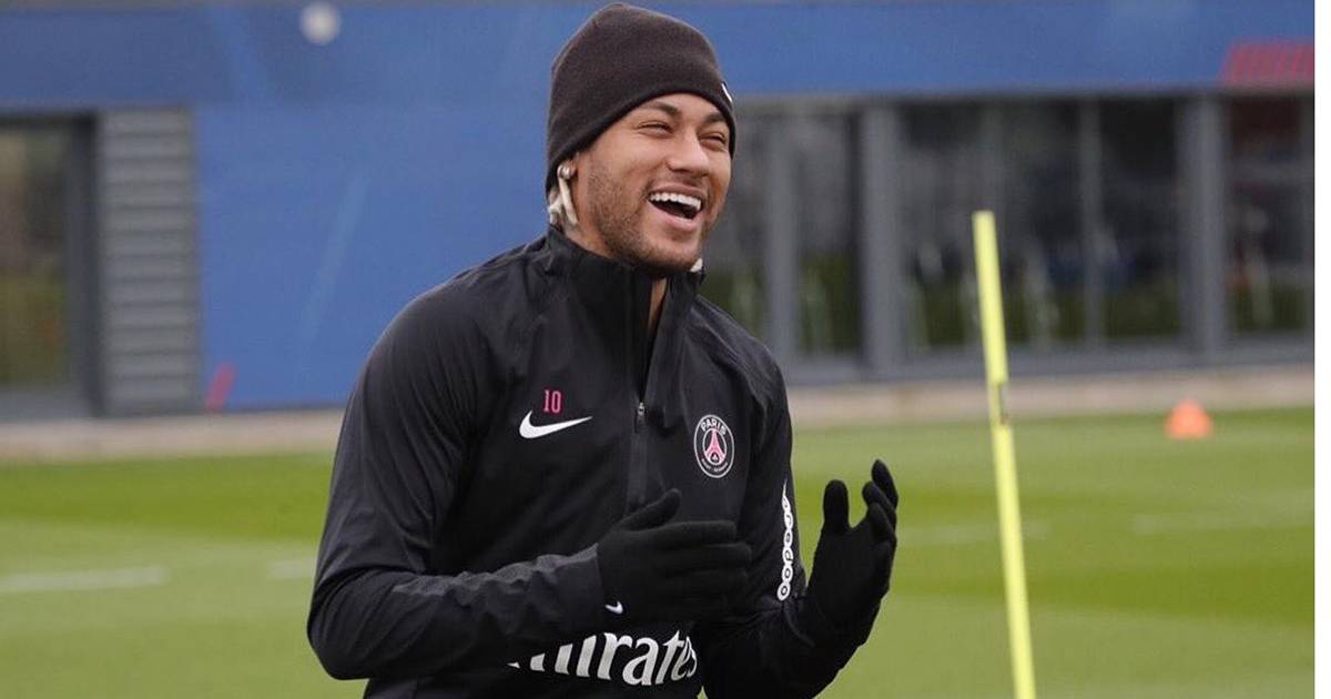 Dicen que la afición blanca no lo quiere © Twitter/ Neymar Jr.