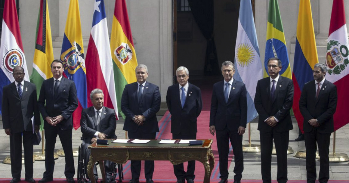 Presidentes de América del Sur lanzan Prosur © Twitter / El Universo